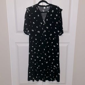Black Floral Dress